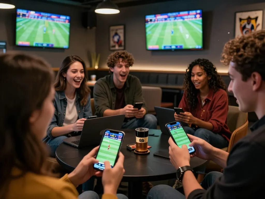 Tỷ lệ kèo nhà cái hôm nay displayed on mobile devices during an exciting sports betting session