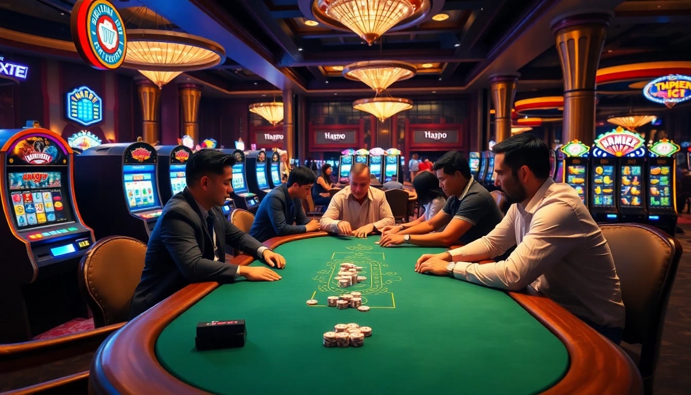Experience the thrill of gaming at https://hay88.my/ with vibrant casino visuals and intense poker action.