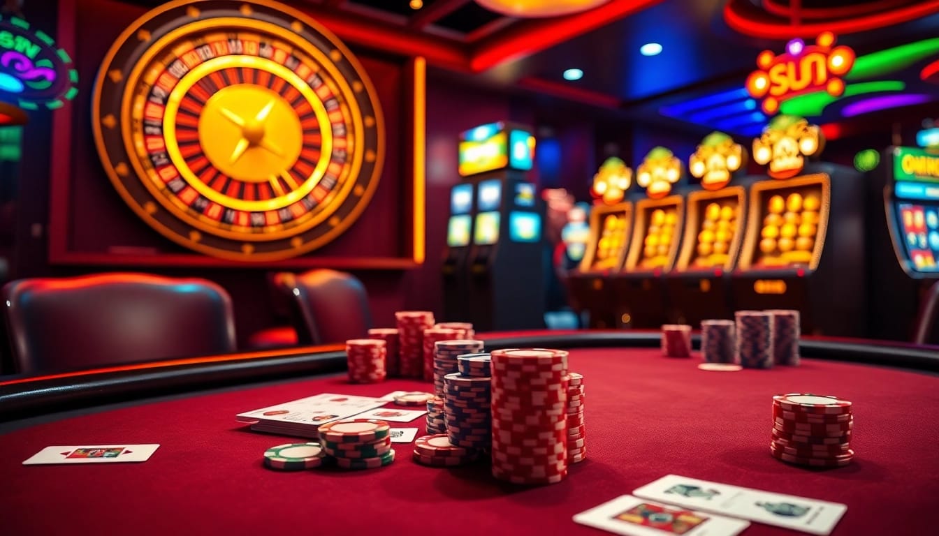 Experience the excitement of 888NEW with luxurious poker chips and a vibrant roulette wheel.
