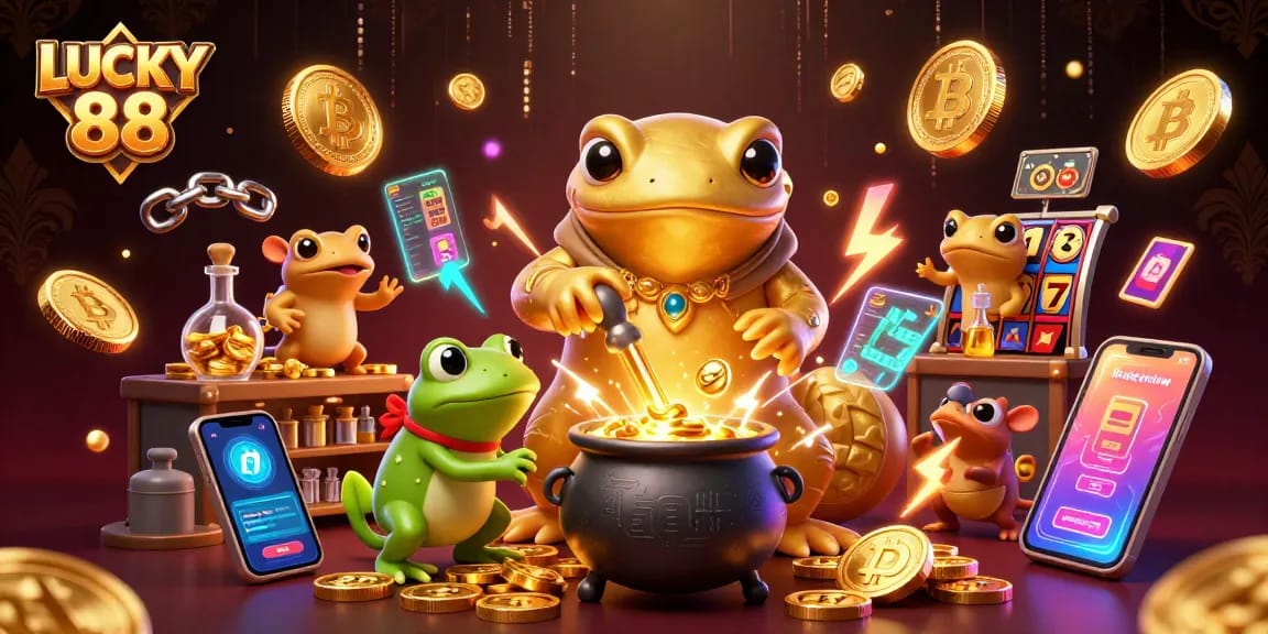 Spin to win with LUCKY 88 as the golden alchemist transforms luck into riches!