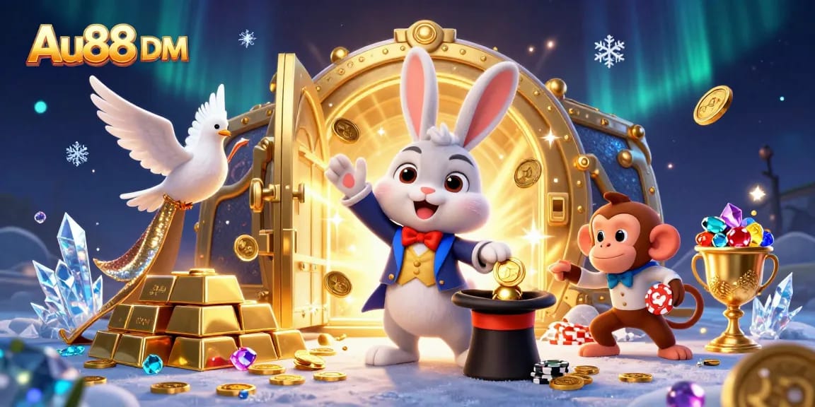 Engage in exciting gameplay at Au88 DM with golden coins and casino fun!