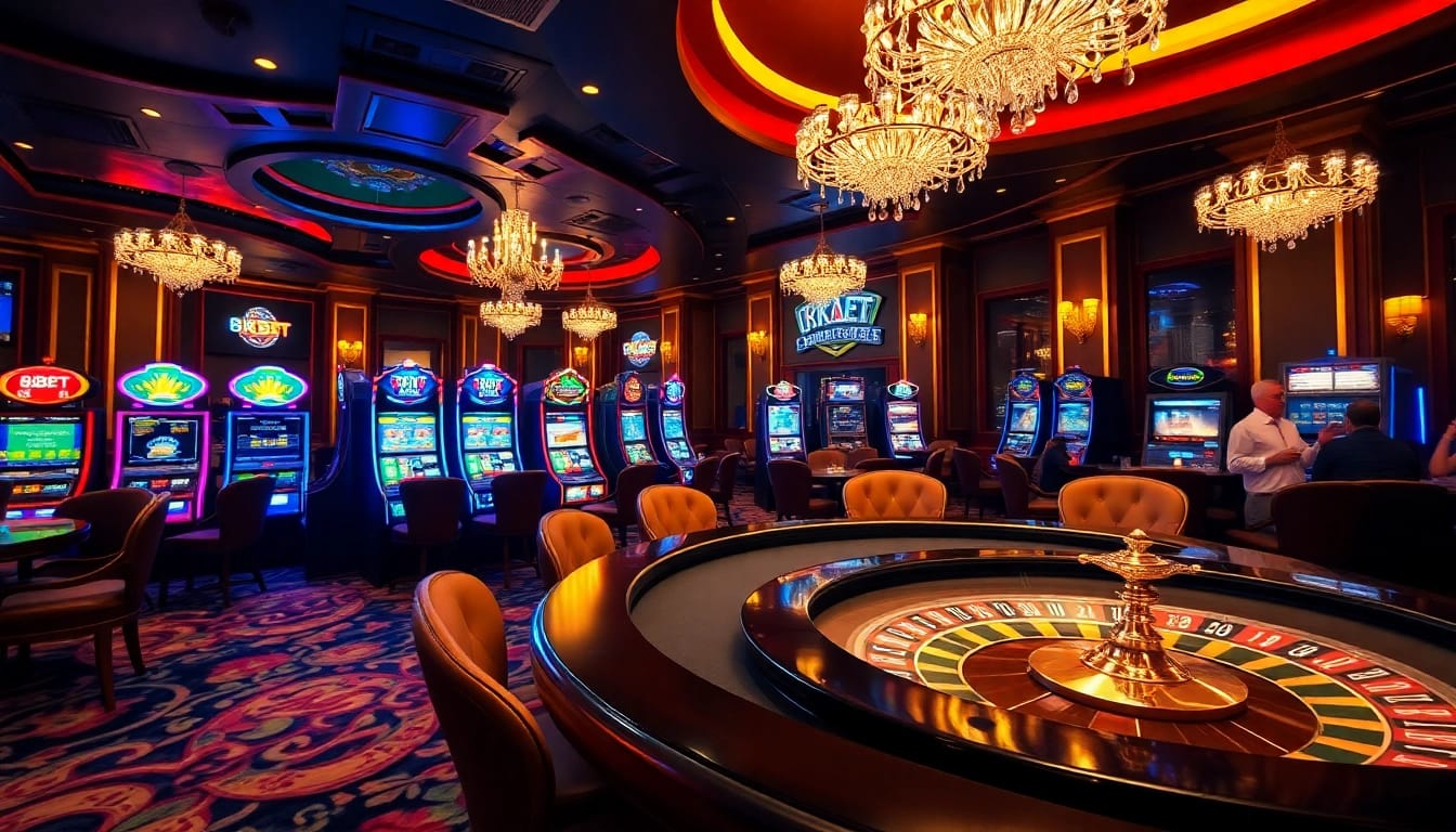 Experience the excitement of gambling at 8KBET with vibrant casino games and winning moments.