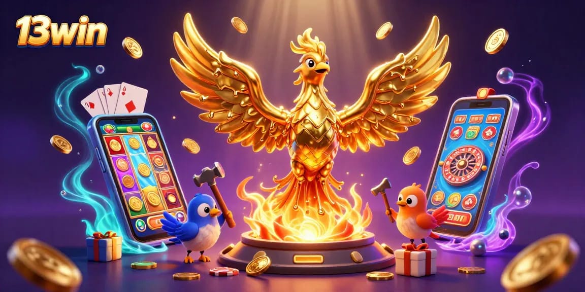 Experience thrilling gameplay with 13win through golden phoenix and dynamic casino elements.