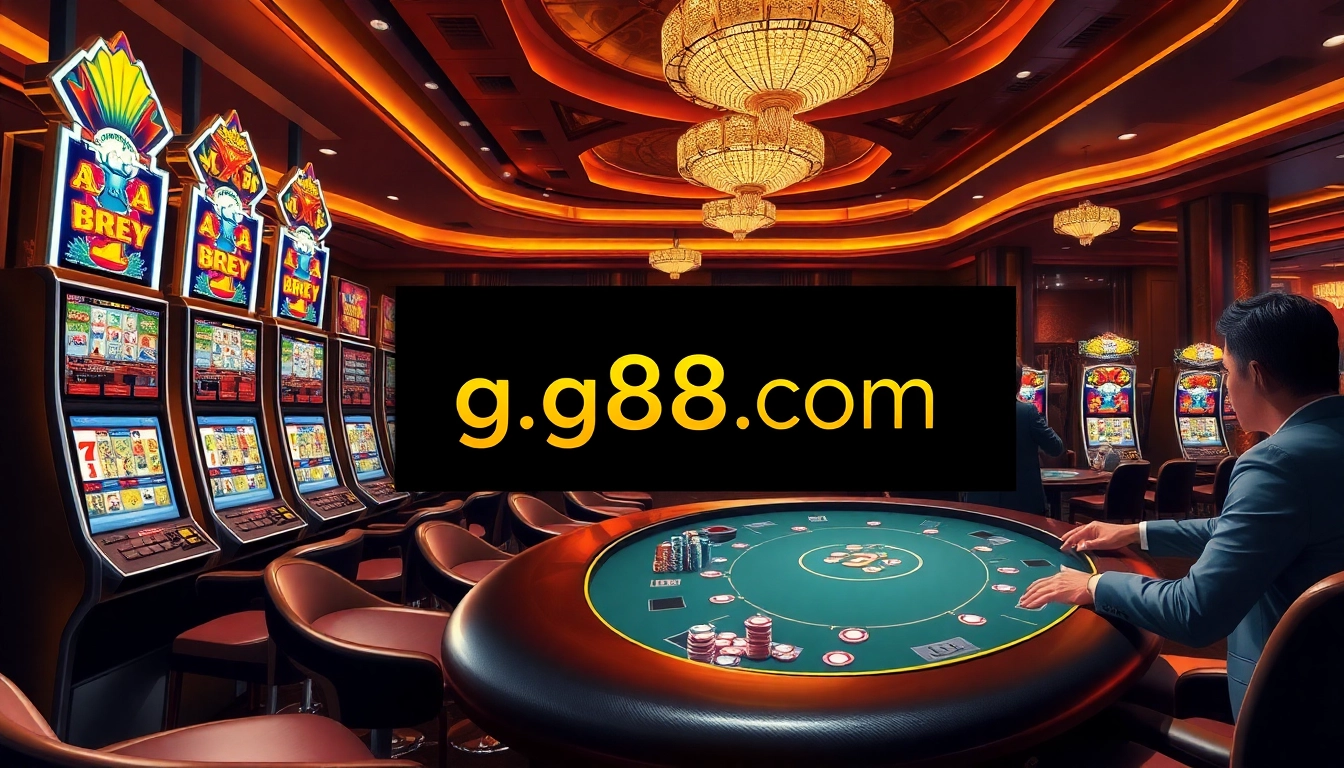 Experience the excitement at gg88 com with vibrant slot machines and thrilling poker games.