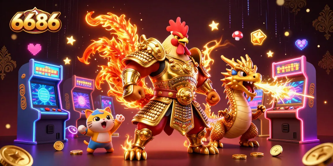 Engage with 6686's thrilling gaming universe, featuring vibrant characters and immersive environments.