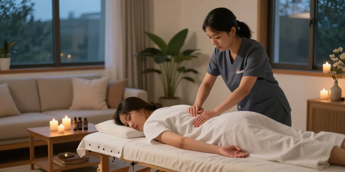Experience premium 하남출장안마 with a professional therapist in a tranquil home setting.