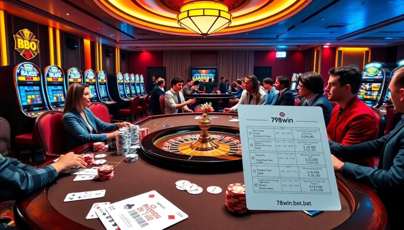 Experience thrilling moments at 78win.bot's elite casino with poker chips, cards, and roulette excitement.